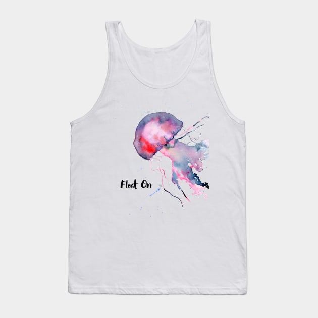 Float on Tank Top by The Art Aroma